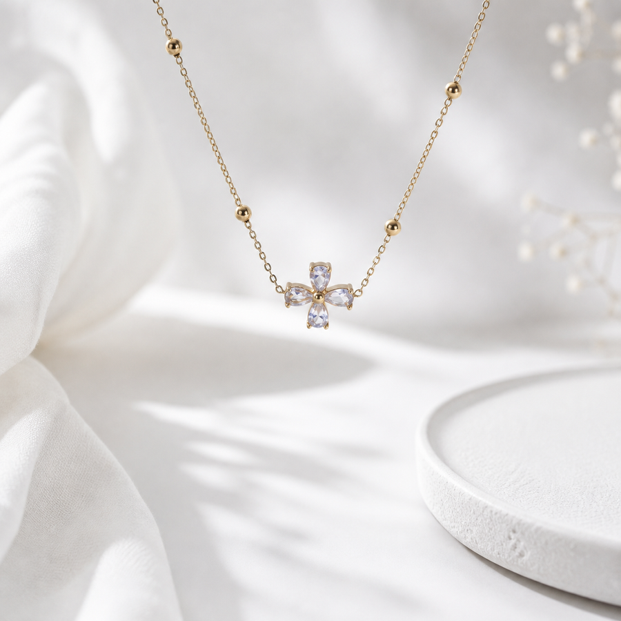 Floral Pendant Necklace