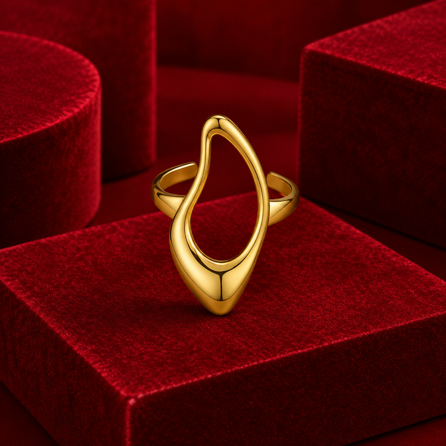 Open Curve Ring