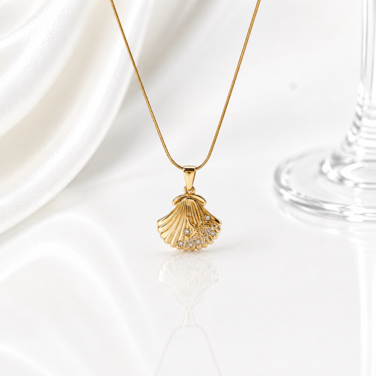 Petal Charm Necklace