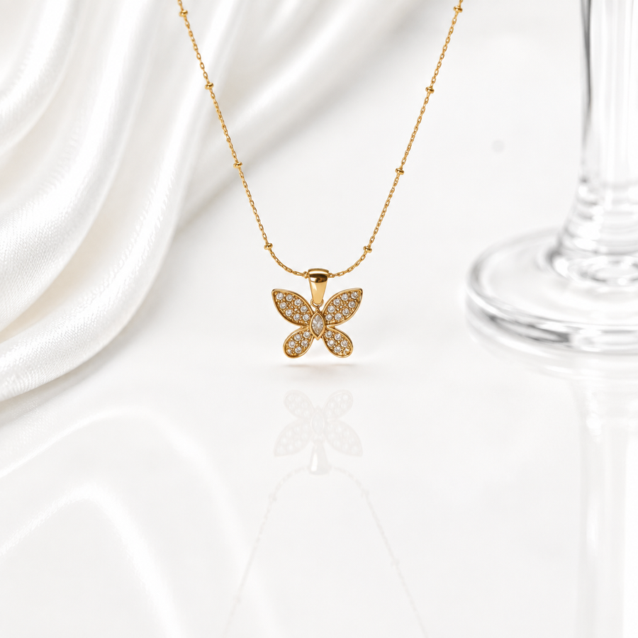 Butterfly Pendant Necklace
