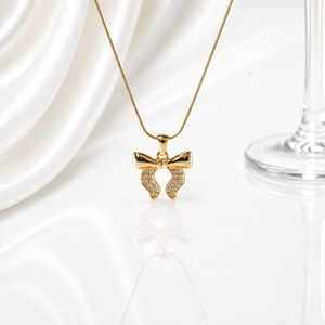 Bow Charm Necklace