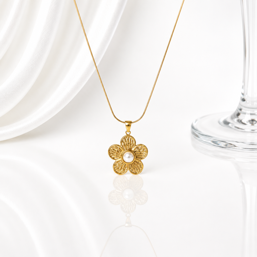 Floral Charm Necklace