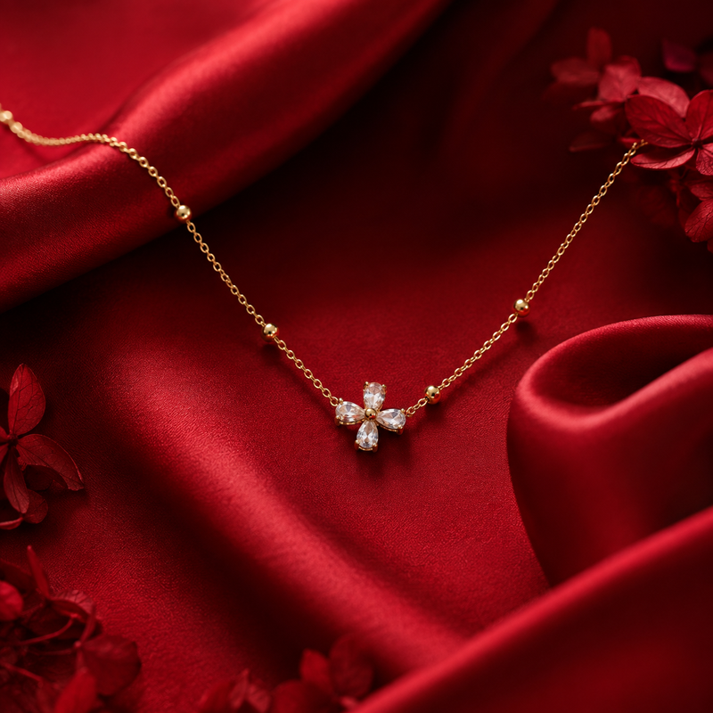 Floral Pendant Necklace