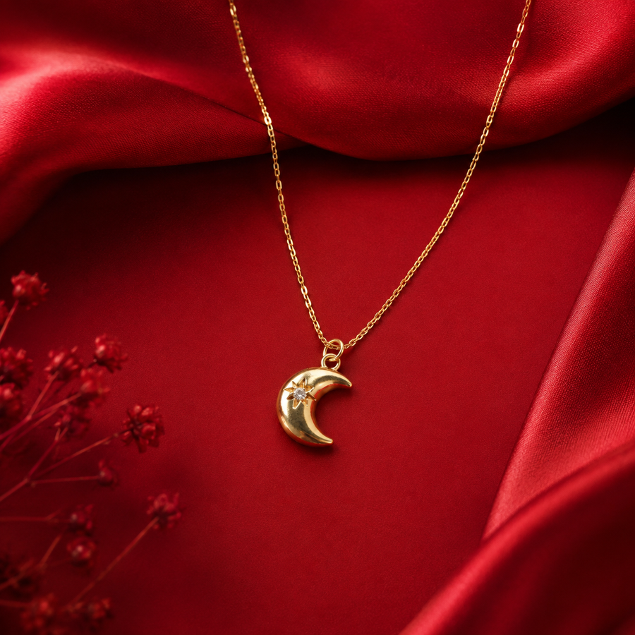 Moon Charm Necklace