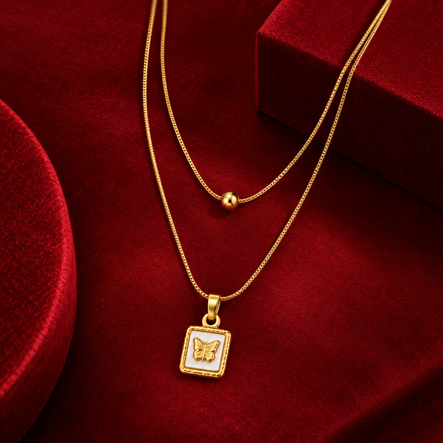 Square Pendant Necklace