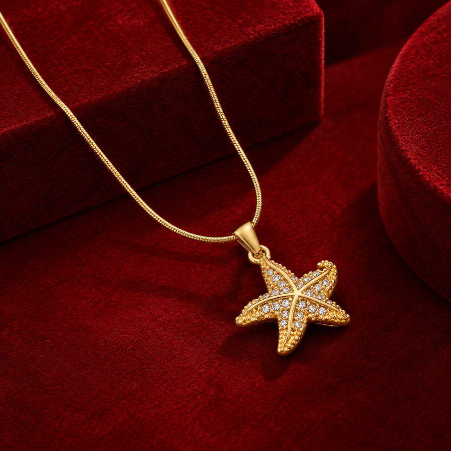 Starfish Charm Necklace