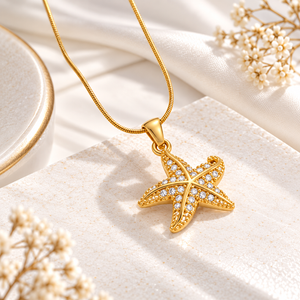 Starfish Charm Necklace