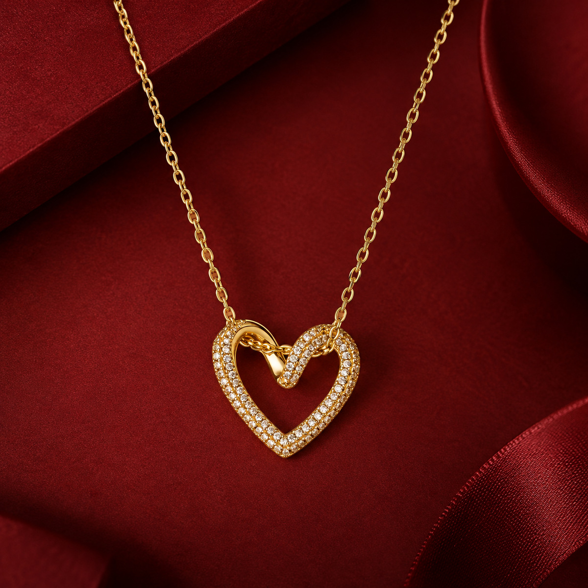 Heart Frame Necklace