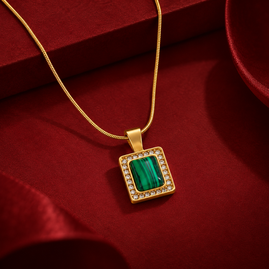 Emerald Drop Necklace