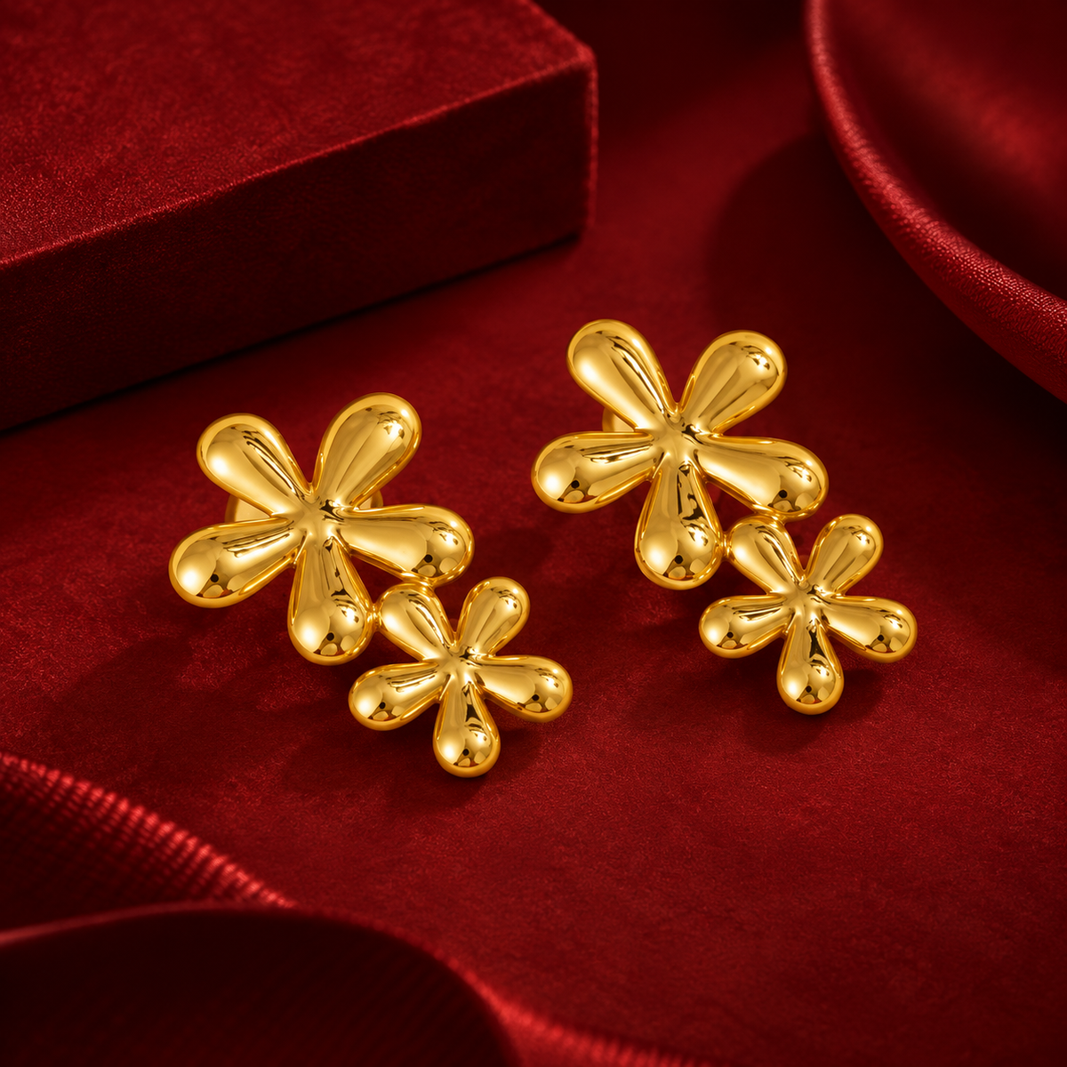 Floral Pearl Earrings