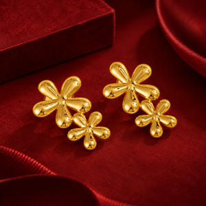 Floral Pearl Earrings