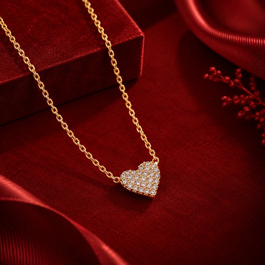 Pearl Heart Necklace