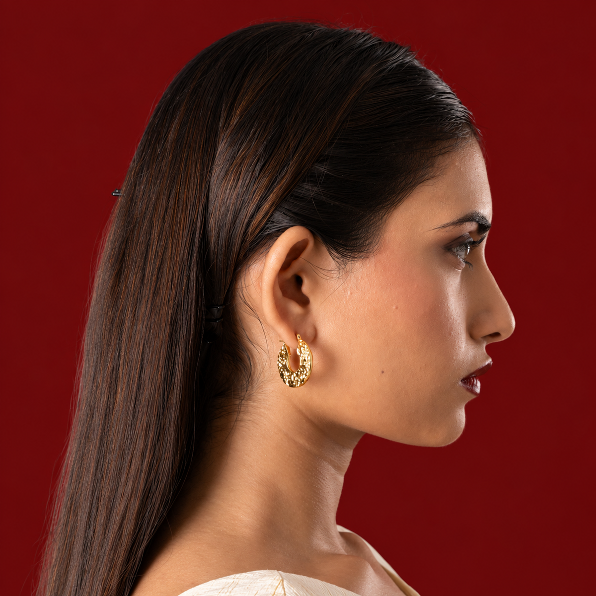 Crystal Hoop Earrings