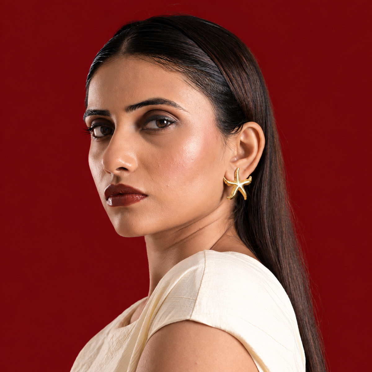 Star Drop Earrings