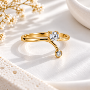 Delicate Glow Ring