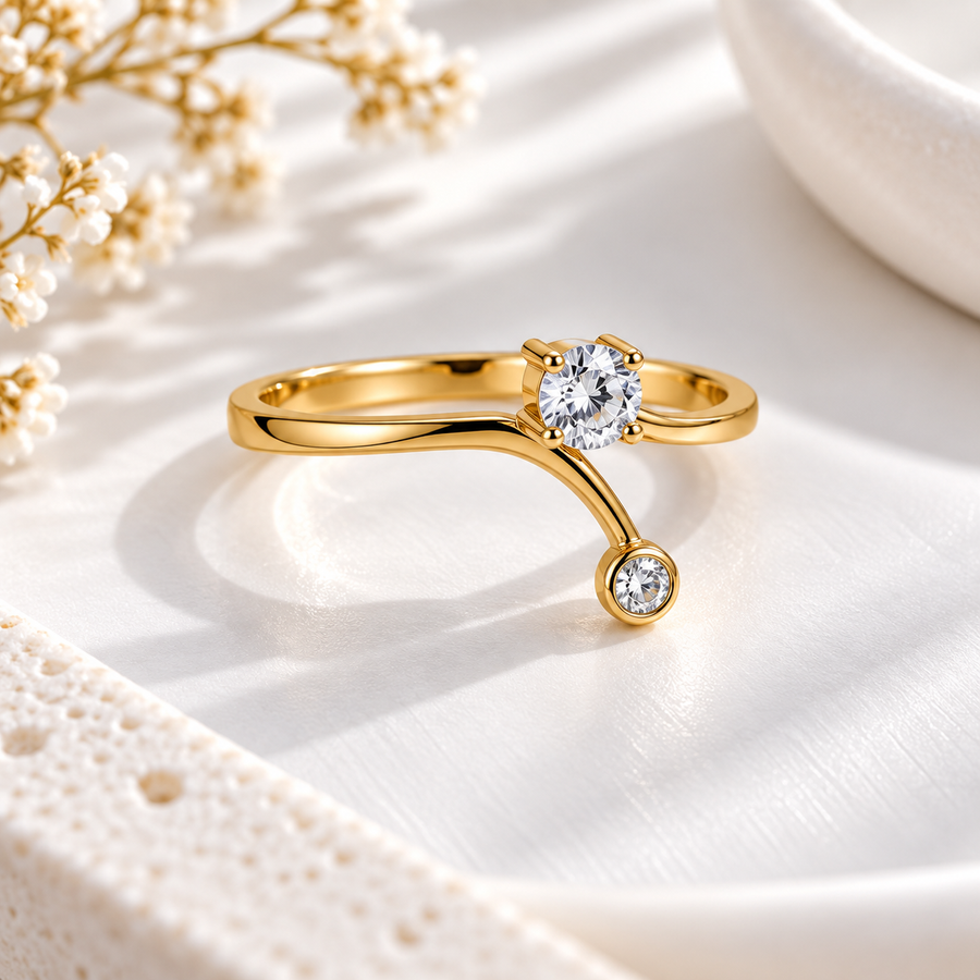 Delicate Glow Ring