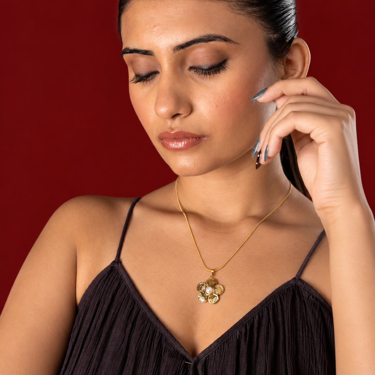 Floral Charm Necklace