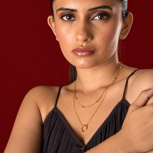 Circle Drop Necklace