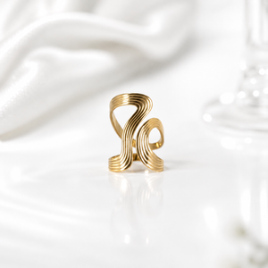 Double Wave Ring