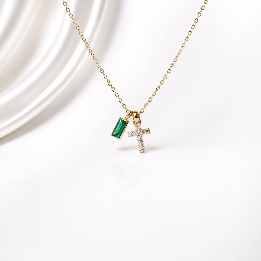 Gemstone Charm Necklace