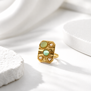 Gemstone Link Ring