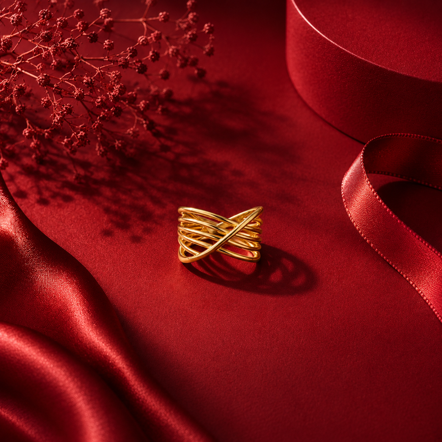Triple Wave Ring