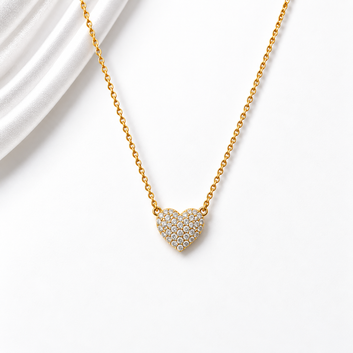 Pearl Heart Necklace