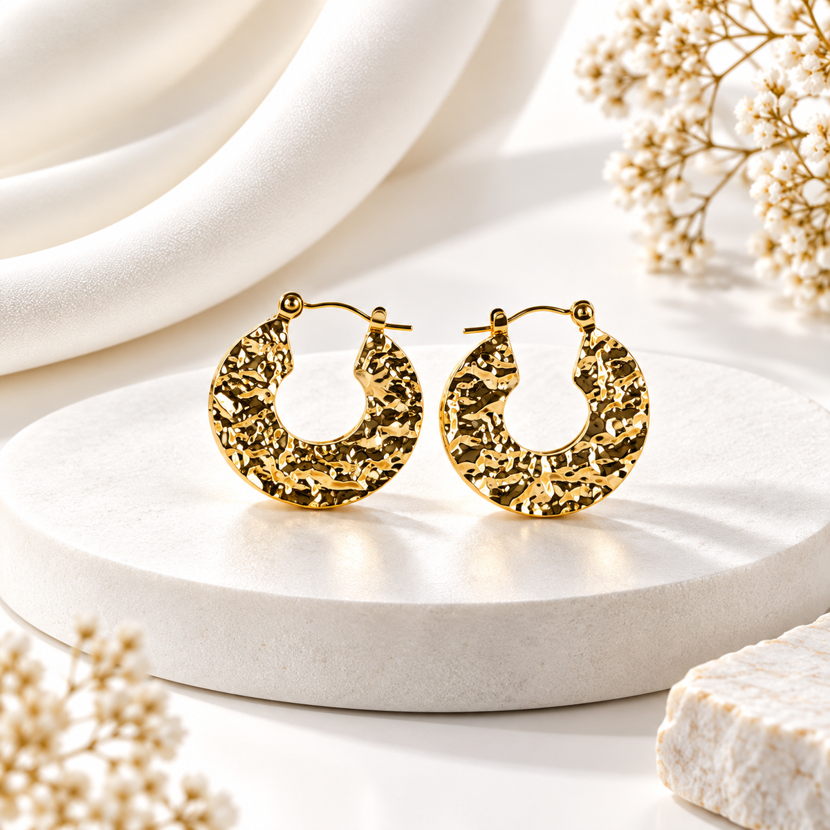 Crystal Hoop Earrings