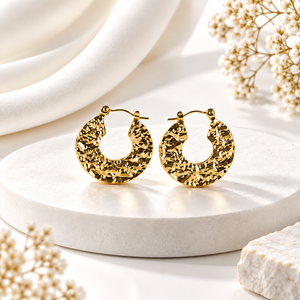 Crystal Hoop Earrings