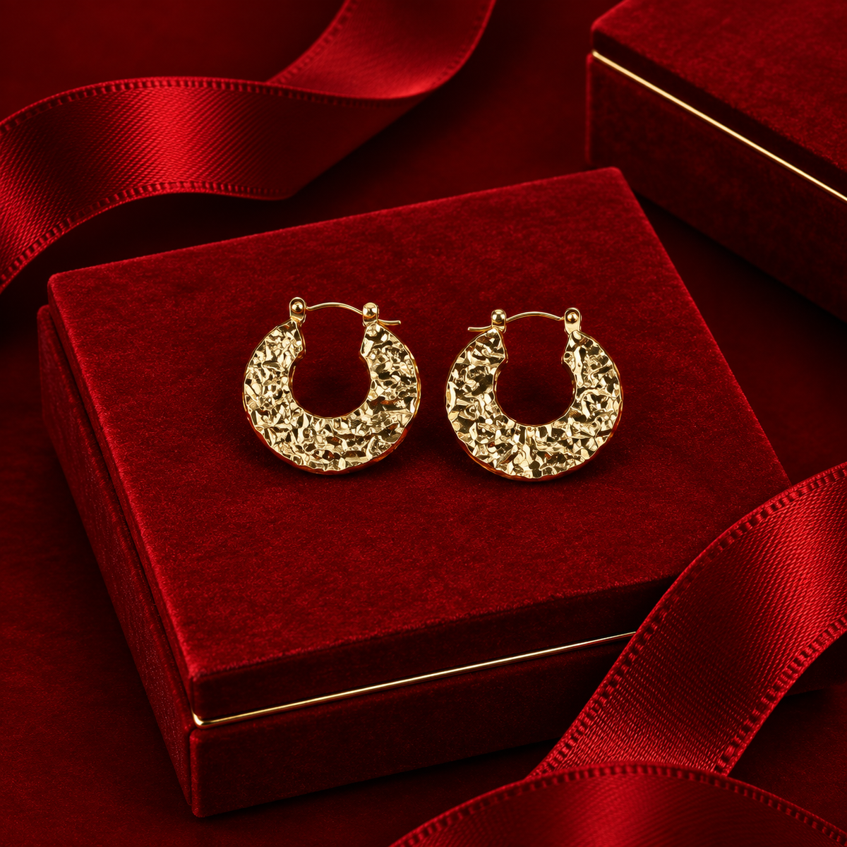 Crystal Hoop Earrings