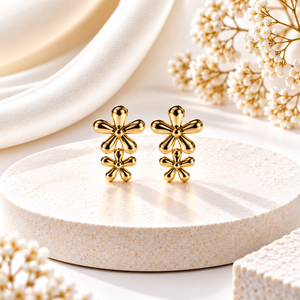 Floral Pearl Earrings