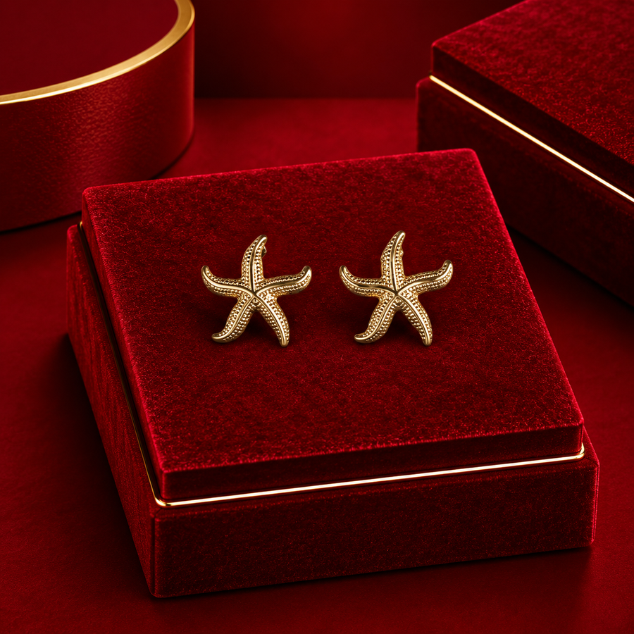 Star Drop Earrings