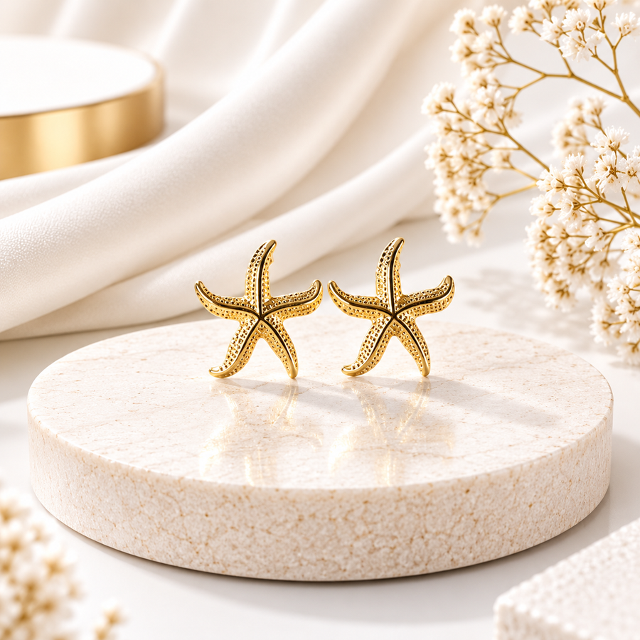 Star Drop Earrings