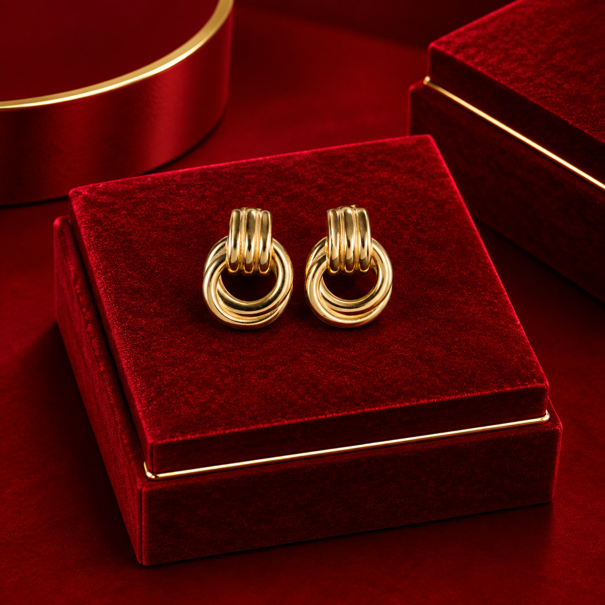 Triple Hoop Earrings