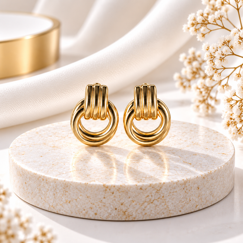 Triple Hoop Earrings