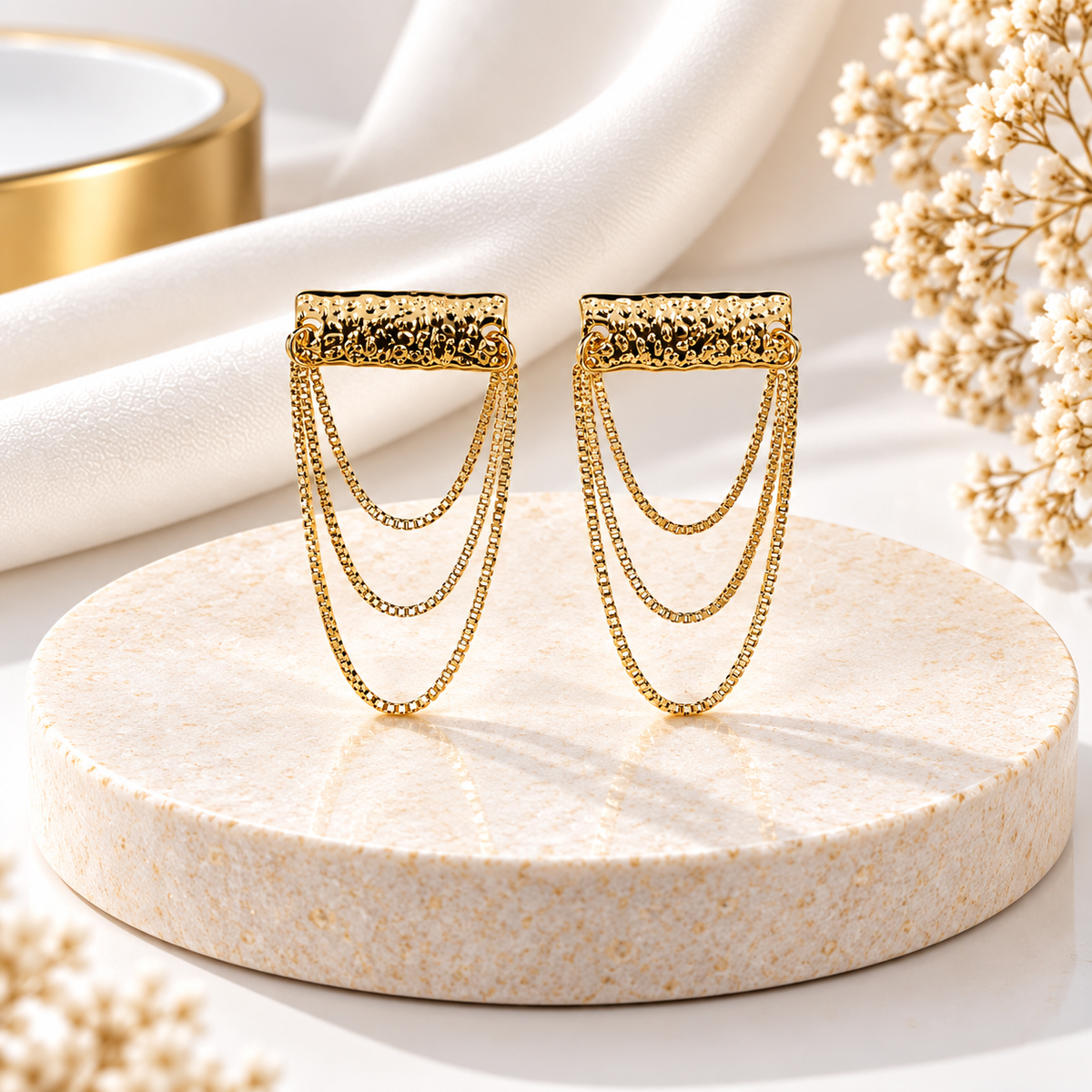Layered Drop Earrings