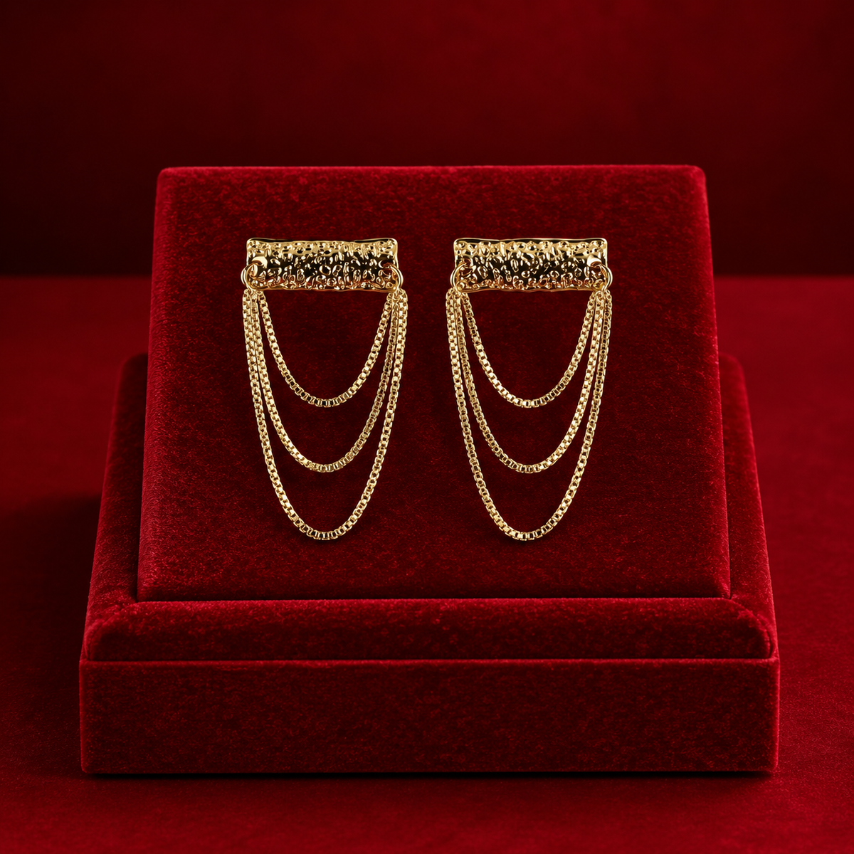 Layered Drop Earrings