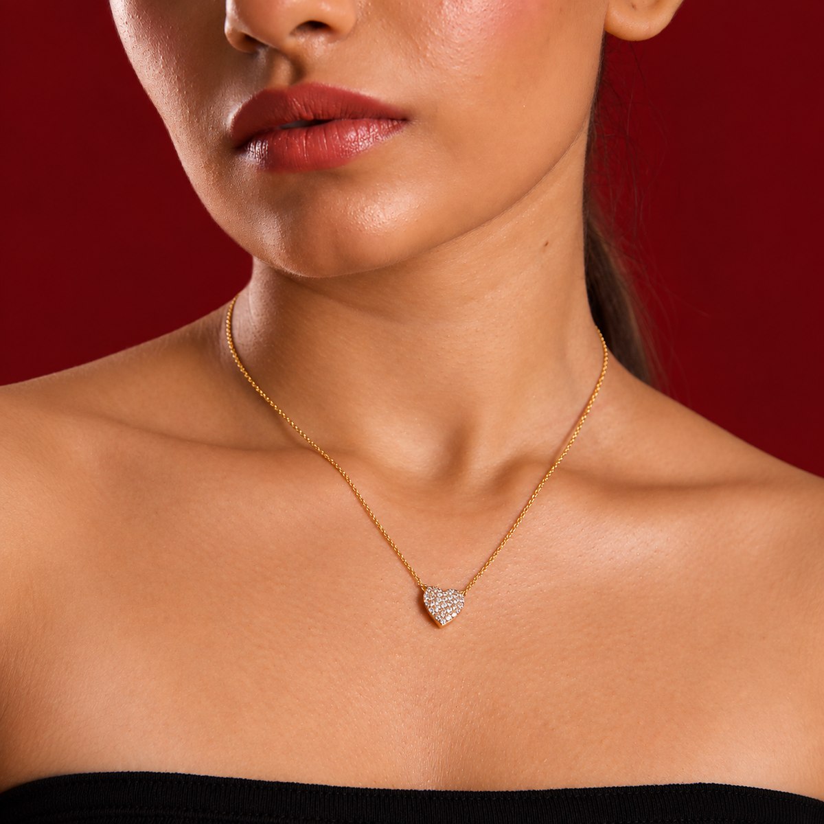 Pearl Heart Necklace