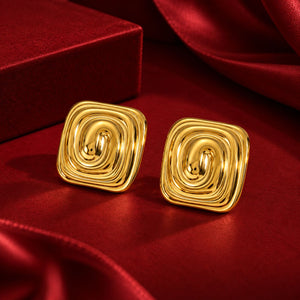 Square Twist Earrings