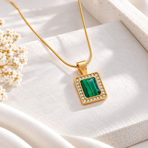 Emerald Drop Necklace