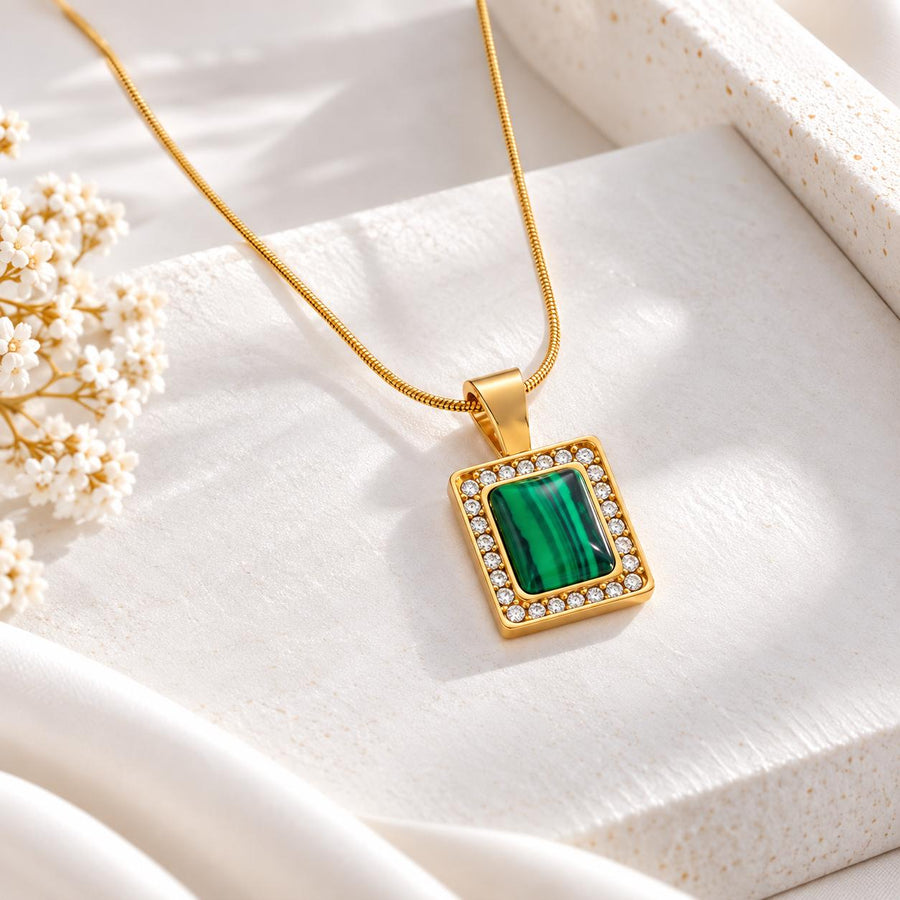 Emerald Drop Necklace