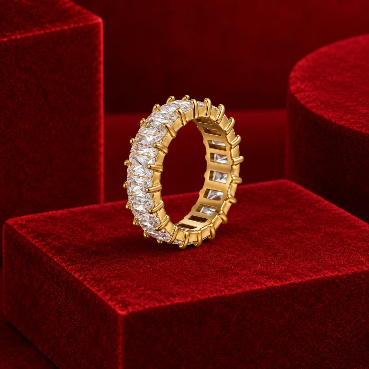 Crystal Stone Ring
