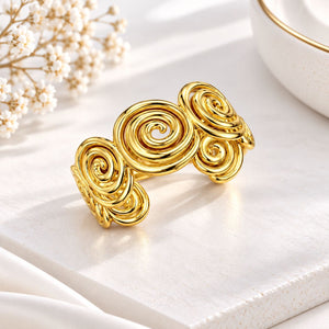 Spiral Cuff Bracelet