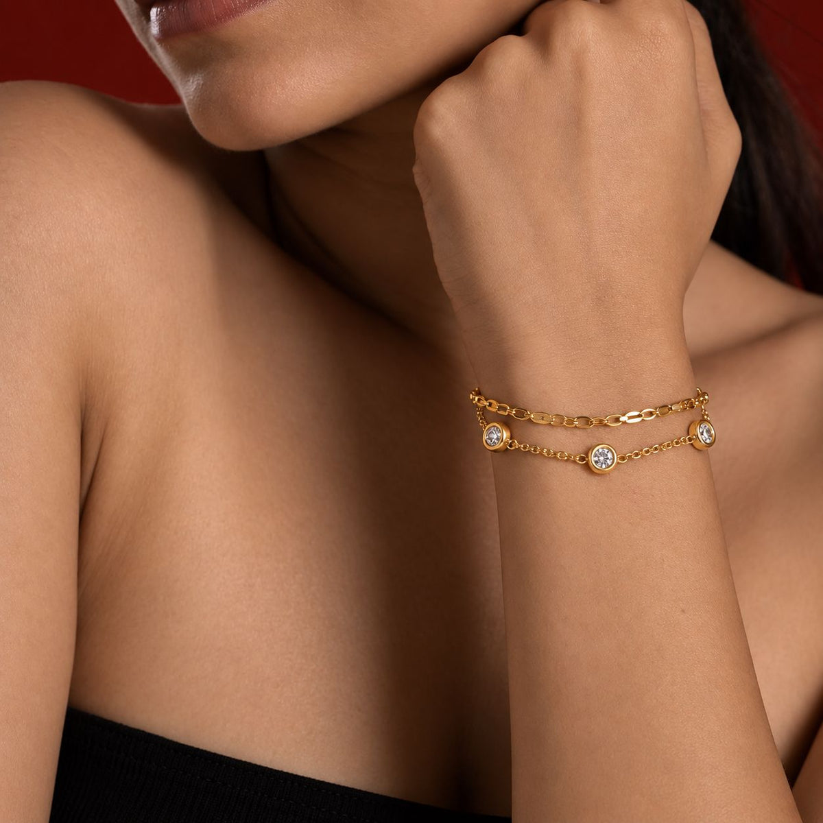 Layered Chain Bracelet