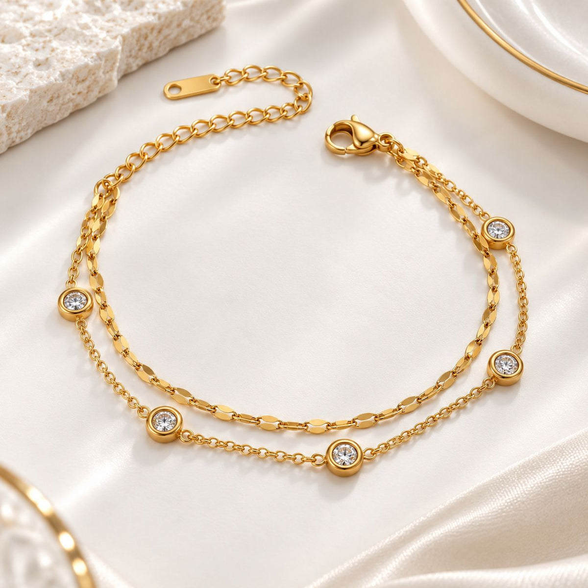 Layered Chain Bracelet