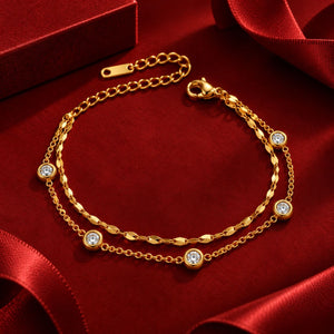 Layered Chain Bracelet