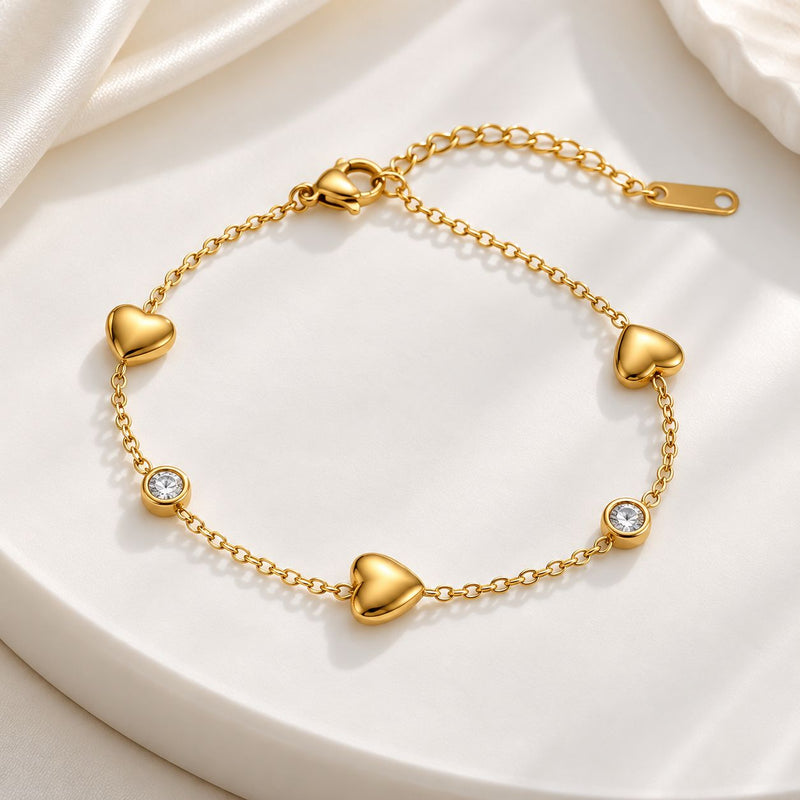 Heart Link Bracelet