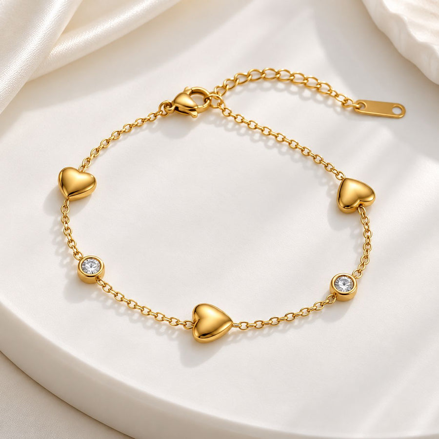 Heart Link Bracelet