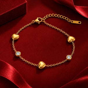 Heart Link Bracelet
