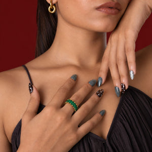 Emerald Oval Ring